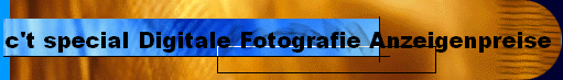 c't special Digitale Fotografie Anzeigenpreise